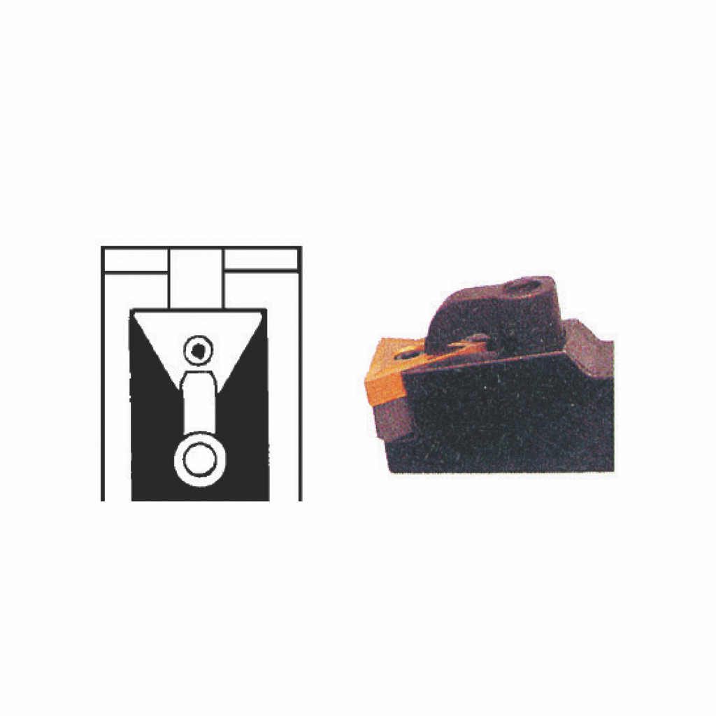 MTCNN Type Lathe Tool, 1/2x1/2", 4 x 3/8 x 1/8"