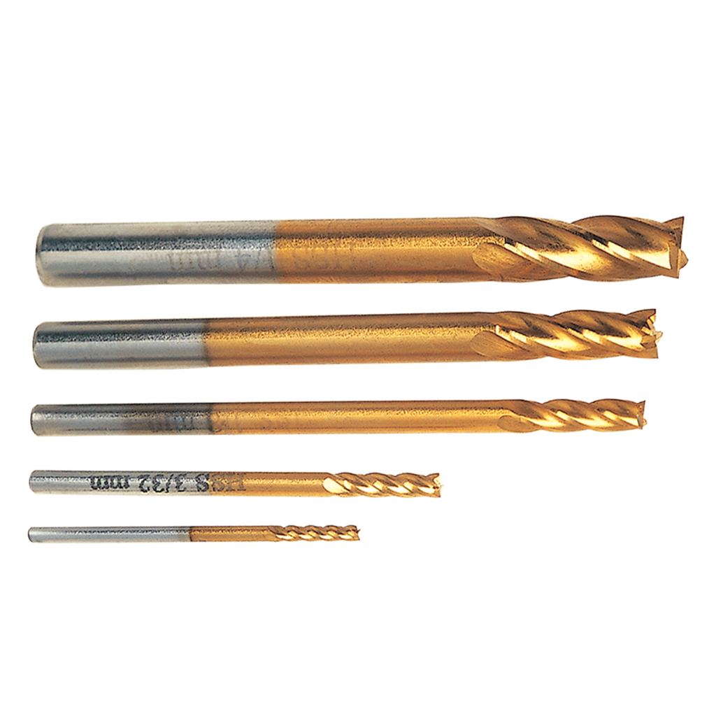 End Mill Sets, 1/16 - 1/4"