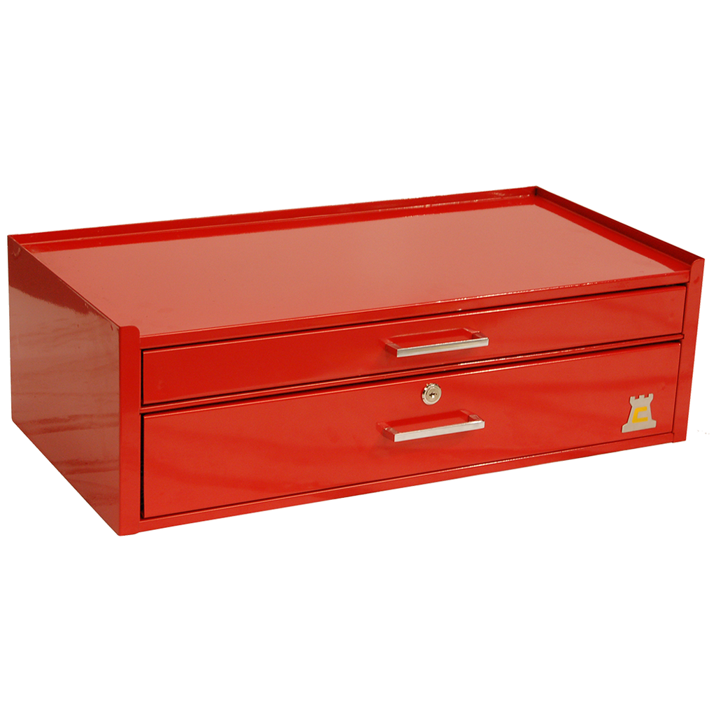 Heavy Duty Toolbox, 2 Drawer Middle Tool Cabinet