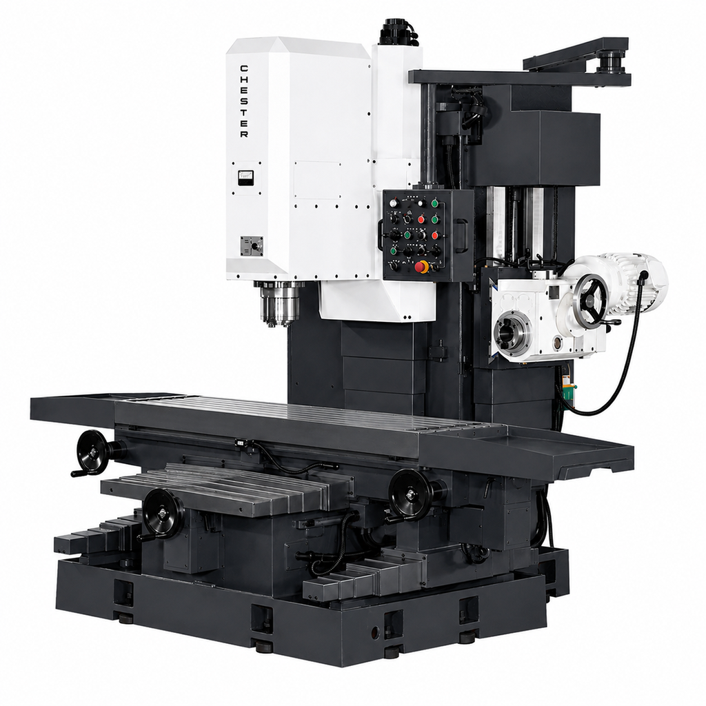 [MIL-TAURUS-CNC] Chester Taurus CNC Dual-Spindle Bed-Type Milling Machine